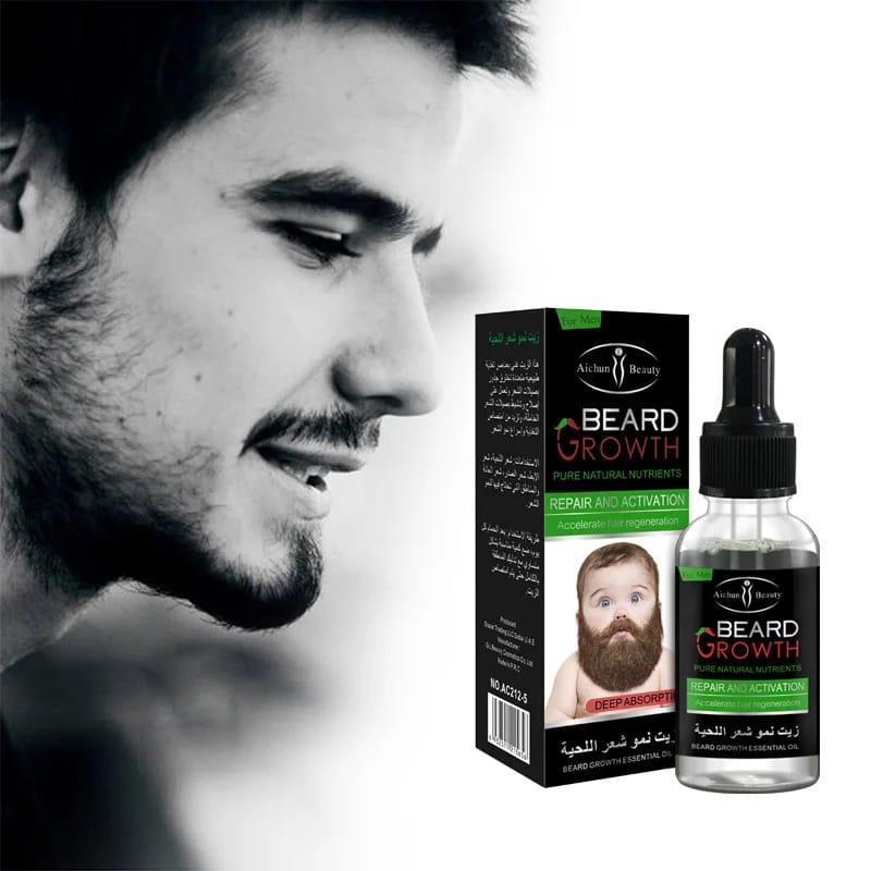 Revitalize Your Grooming Routine with All Hair Types Beard Oil - 30ml for Hair Growth & Scalp Care