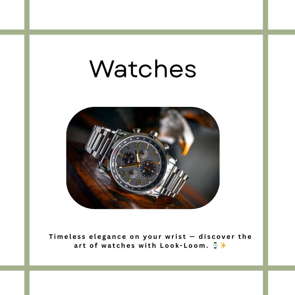 Luxury men's watches for sale featuring elegant silver chronograph design with detailed dial