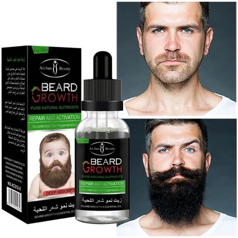 Revitalize Your Grooming Routine with All Hair Types Beard Oil - 30ml for Hair Growth & Scalp Care