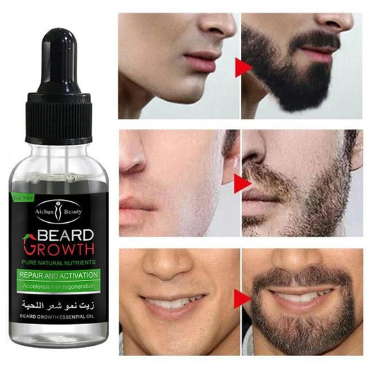 Revitalize Your Grooming Routine with All Hair Types Beard Oil - 30ml for Hair Growth & Scalp Care